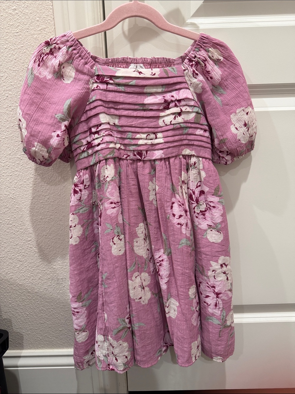 Abercrombie Kids Emerson Floral Crinkle Dress - 5/6